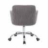 Doe Buck Leisel Modern Grey Velvet Office Chair