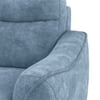 Ronan Left Aligned 3 Seater Sectional Fabric Sofa In Denim Blue Colour