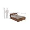 Meighen Solid Wood Queen Platform Storage Bed In Provincial Teak Finish