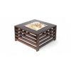 Montreal Sheesham Wood Coffee Table In Walnut Finish