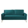 Hilda Fabric Sofa (Teal Blue)