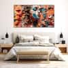 The Castle Decor Women Abstract Wall Painting Wooden Framed Digital Painting 27x48 Inch (Style 5)