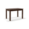 Diner - Lawson 4 Seater Dining Table Set (Colour- Dark Brown, Finish- Dark Walnut)