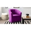 Accentrin Solid Wood Accent Chair in Purple Colour