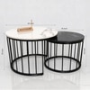 Black And White Marble Nesting Tables