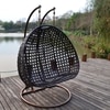 Scarlet Metal Swing in Black Color - with Stand