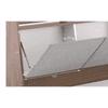 Tyra Queen Bed Box Storage In Classic Walnut Finish