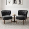 Azal Accent Chair in Black Colour Set 2