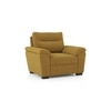 Adelaide Essential 1 Seater Fabric Sofa In Ochre