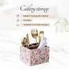 Allure Botanic MDF Enamel Cutlery Holder