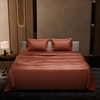Stoa Paris Double Bedsheet with 2 Pillow Covers sheet with Melted Caramel