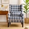 Raya Wing Back Chair in Multi Colour
