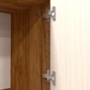 8 Shelves Semi Open Multipurpose Matrix Kitchen Cabinet In Highland Pine & Plateau Apple Finish