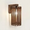 Hexa Brown Solid Wood Wall Lights