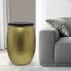 Metalsmith Side Table – Gold Finish