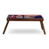 Waiting lady Solid Wood Breakfast Table/Tray In Multicolour