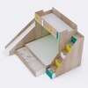 Sleep N SlideBunk Bed 6X5 Drawers On Wheels In Oak and Cyan Colour67