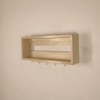 Avalon Wooden Wall Shelf Organiser With Key Holders