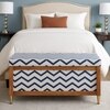 Harper Trunk Zig Zag Blue Stripes