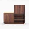 Wollman Shoe Rack Of 30 Pairs In Provincial Teak Color