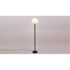 Jaime Black Cotton Shade Floor Lamp