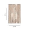 Handmade Wool Area Rug Modern Minimalist Beige 5 x 8 Feet Carpet