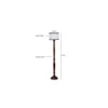 Bruno Brown Cotton Shade Floor Lamp