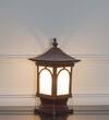WINCHESTER Brown Finish Outdoor Pedestal Gate Light