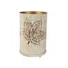 White Maple Votive Set Of 3 In White And Gold Colour