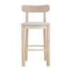 Scandinavian Lowen Counter Chair Natural Wood Finish