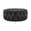 Kolden Ottoman Color in Black