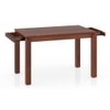 Atlas Solid Wood 4 Seater Storage Dining Table In Honey Finish