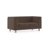 Rubik Essential 2 Seater Fabric Sofa in Daschund Brown Colour