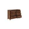 Woodwhiz Solid Wood Chest of 6 Drawers in Provincial Teak Finish