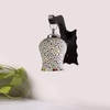 Devansh Solid Wood Electric Wall Light in Brown Colour with Multi Shade Count of 1 Light