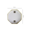 Aluminium Octagon Decorative wall mirror by elegant arts and frames (Mirror size 700 mm)