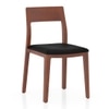 Atlas Crest Solid Wood 4 Seater Dining Table With 4 Clarke Dining Chairs (Finish : Honey, Chair Colour : Black Leatherette)