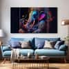The Castle Decor Lord Ganesha Wall Painting Wooden Framed 27x48 Inch (Style 9)