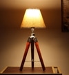 Thapki Table Lamp in Brown Shade