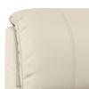 Leeroy Two Seater Leather Recliner Sofa in in Oyster White Colour