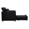 Gilbertson 1 Seater Sofa Cum Bed In Black Color