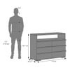 Ohio Chest of Drawers in American Walnut Finish