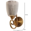 Eliante Modern Wall Lights Mild Steel & Glass Material Antique & Smoke Finish