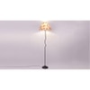 Sparrow Multi Cotton shade with Iron floor lamp