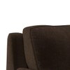 Farina Premium 1 Seater Fabric Sofa in Dark Earth Colour