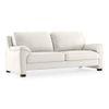 Farina 3 Seater Half Leather Sofa in White Colour