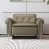 Splendor One Seater Motorized Leather Recliner in Olive Green Colour