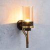 Marco Matte Black & Brass Wall Light
