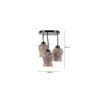 Zachariah Multicolour Glass Cluster Hanging Light