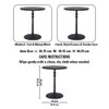 Metalsmith Metal Side Table in Black Finish